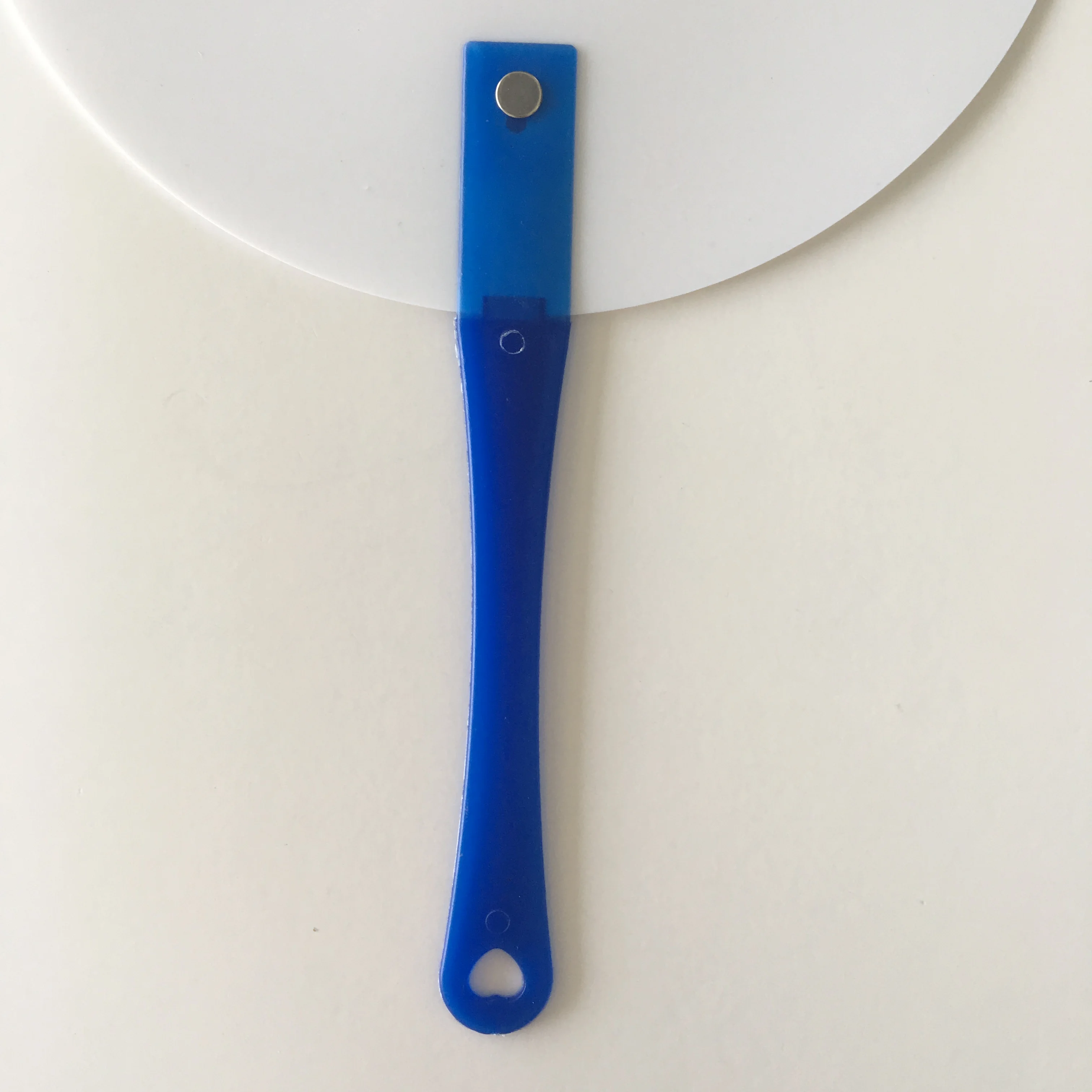top quality custom printed personalized plastic PP hand held fans