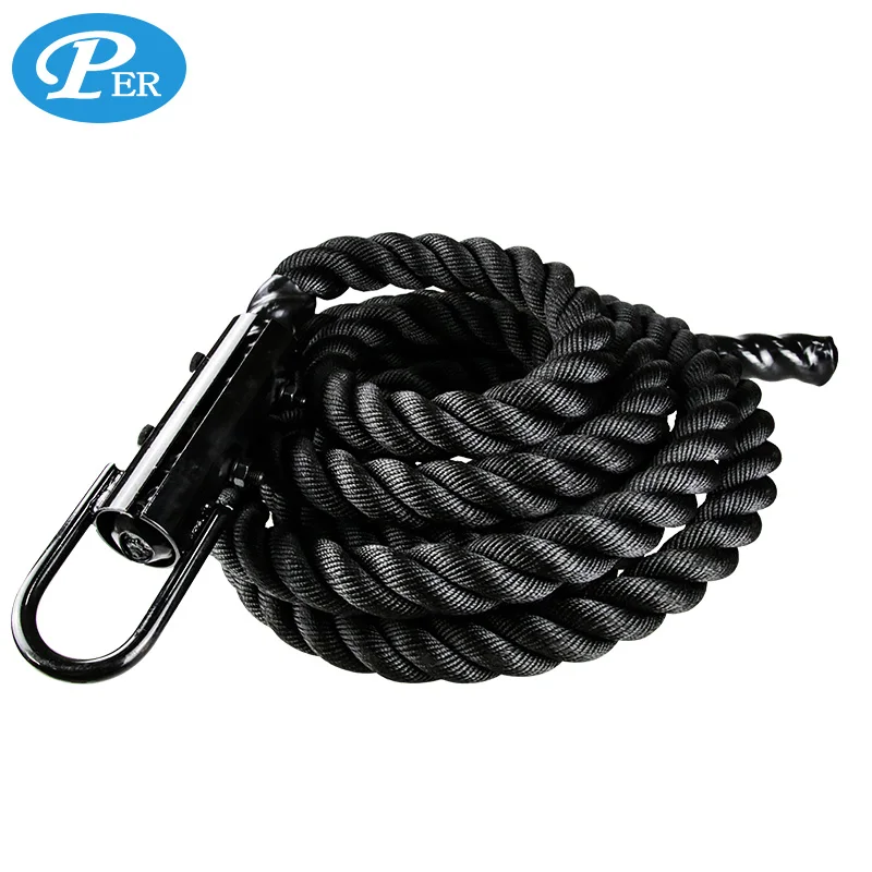 Supplier Fitness Training Rope Battle Rope China 30 Feet 40 Feet 50 Feet PP Bag + Carton Power Training  Customized Color