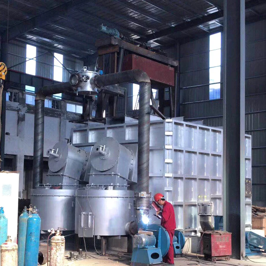aluminum melting furnace for casting line