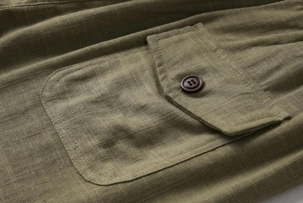 
Ready To Ship Soft Breathable Quick Dry Men Linen Pants 