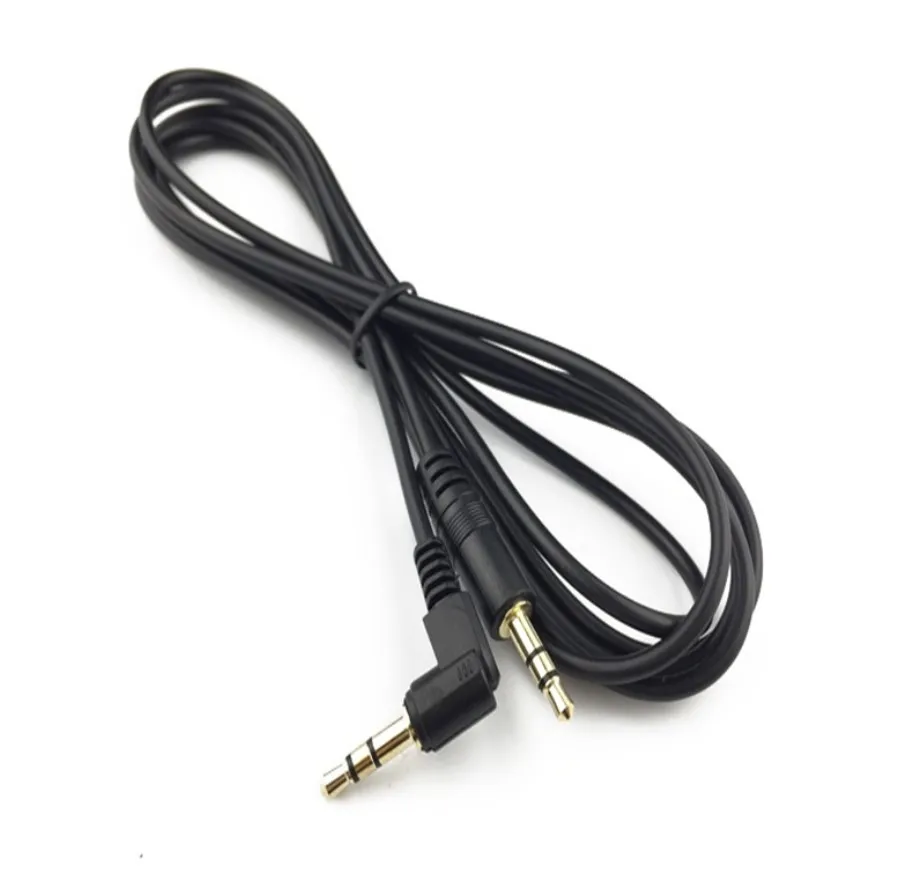 hot sale car audio 3.5mm aux cable male to male L shape 90 degree 3.5mm aux audio usb cable