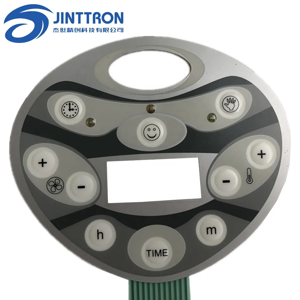 Custom Dustproof Waterproof Gasket PET PC PVC Membrane switch Matrix Tactile Built-in button LED  Keyboard China Suppliers