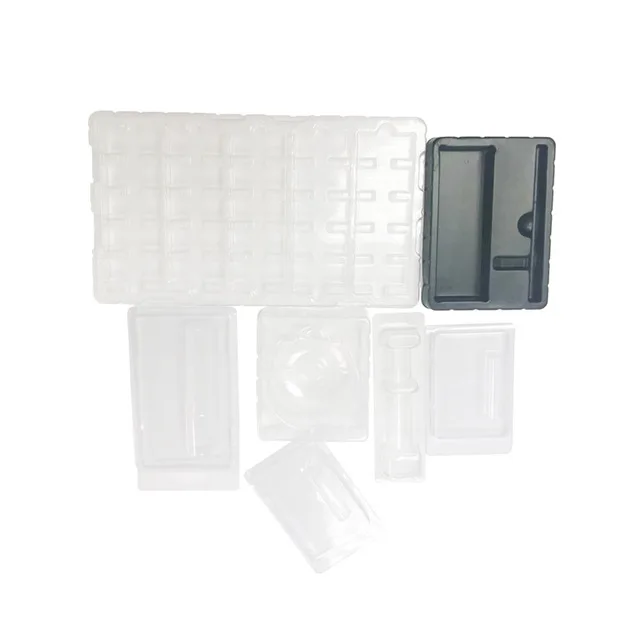 
Hot Sell Eco Friendly Custom Plastic Blister Box/Container/Tray/Clear Blister Clamshell Packaging Box for electronic supplier 