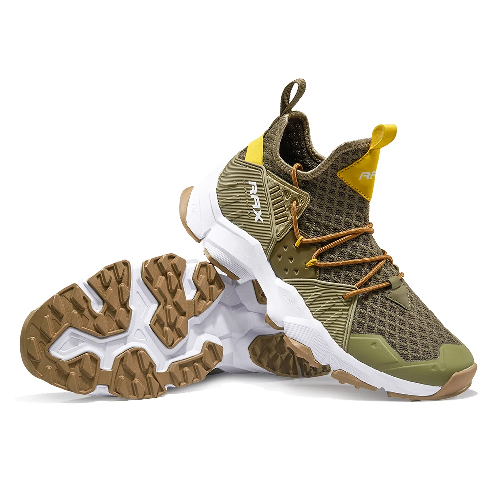 RAX Men Hiking Shoes Outdoor Backpacking Anti Slip Walking Shoes Climbing Shoes