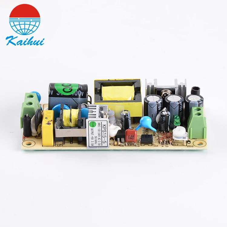 Один выход коммутации AC DC 5 в 12 15 24 15 Вт pcb питание