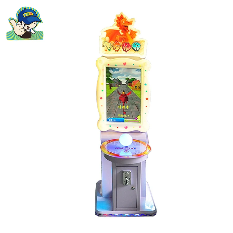 Детские игровые автоматы Дракон Паркур монетами погашения машина для продажи