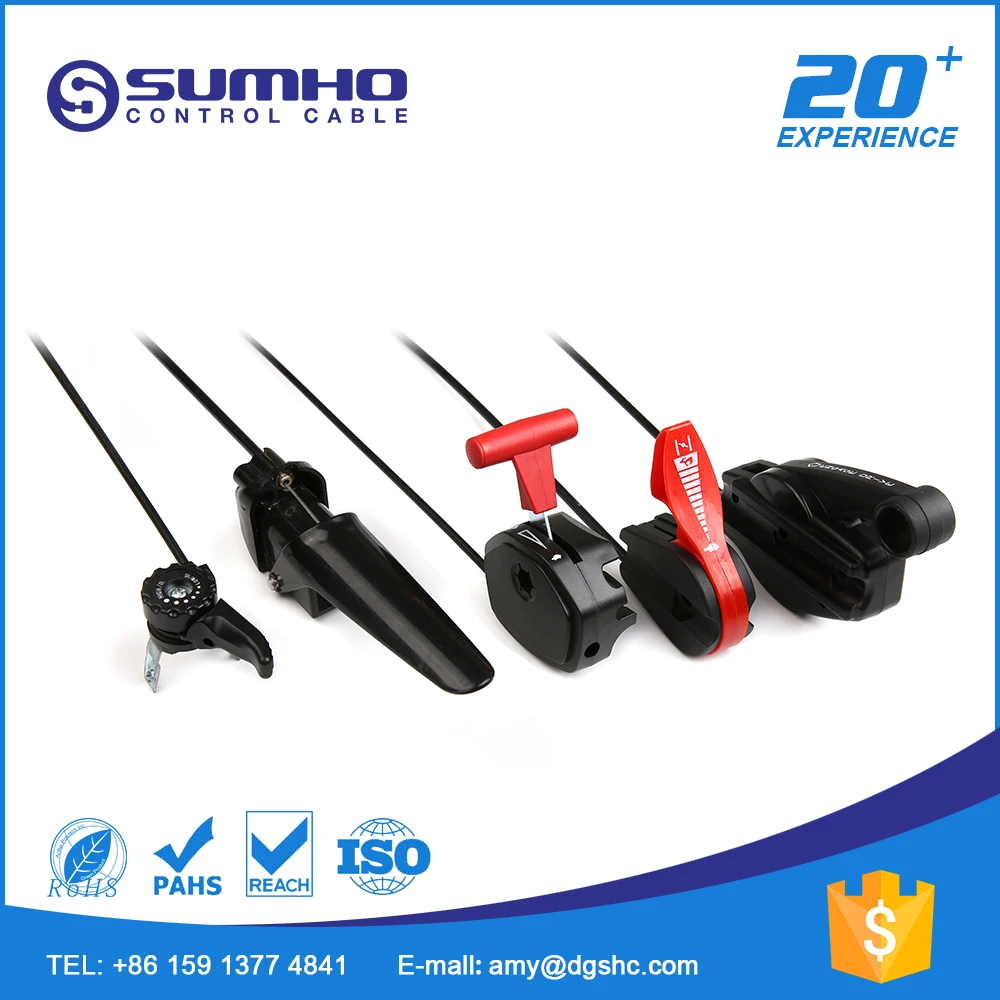 Lawn mower kill switch throttle with safety throttle cable comp on off switch