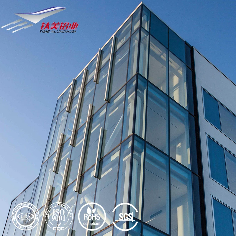 
Factory OEM invisible frame aluminum curtain wall 