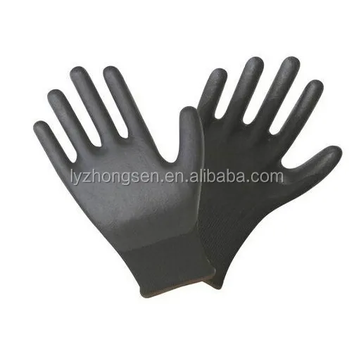 15 Gauge spandex shell working gloves coated with mirco foaming nitrile palm,water washed finish