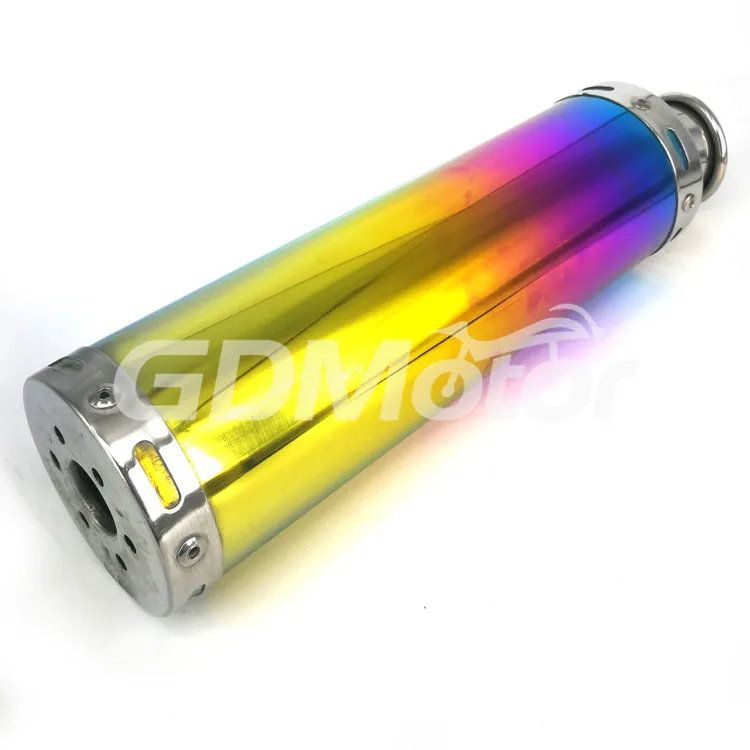 PROMOTION 50cc escapes 125cc muffler exhaust dirt bike fit for dirt bike CB400 TMAX530 CBR125 Z800