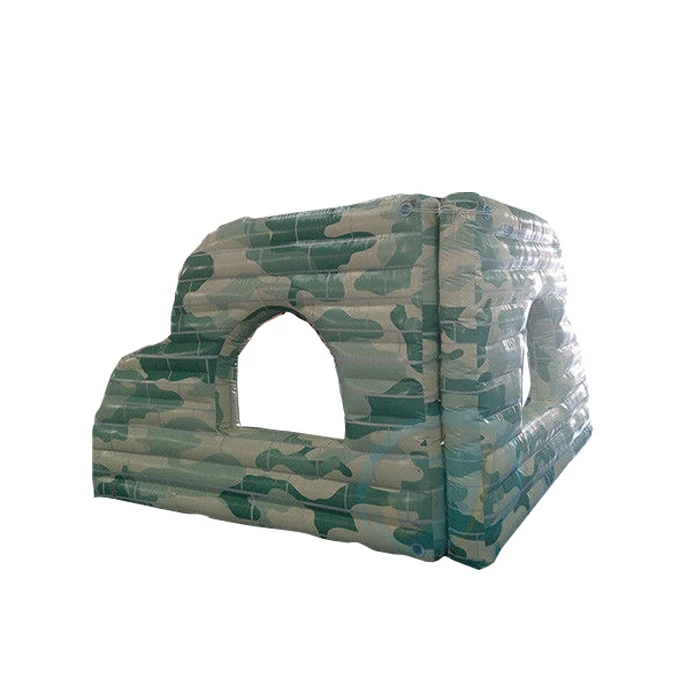 Broken Wall Inflatable Tag Obstacle Camo X Bunkers Obstacle Barricades Set Paintball Bunker Inflatable Wall