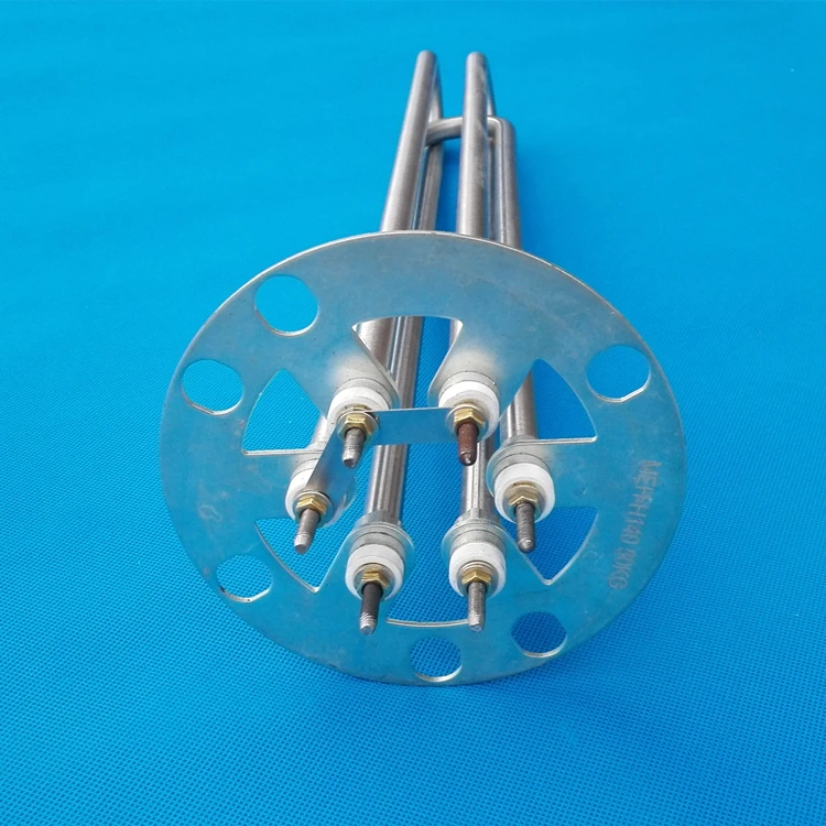 
Brass Flange Hexagon Head Electric Heat Pipe Cut Heating Element Water Heater Pipe electrical part 
