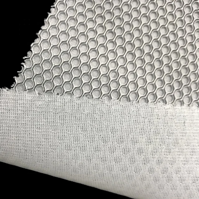 Tessuto Di Maglia Di Aria Polyester Air Mesh Sandwich Dyed Knitted Fabric