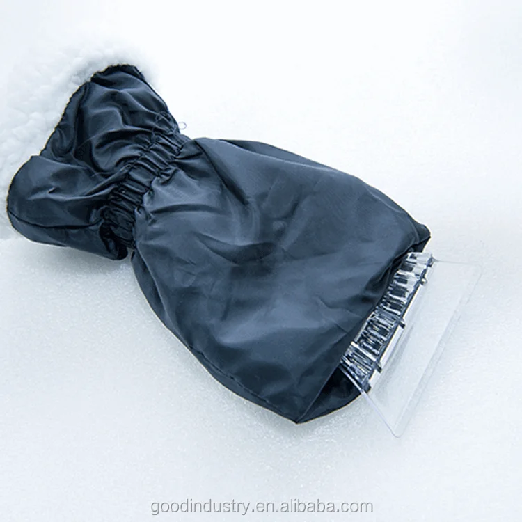 Leader in sales; plastic scraper with gloves