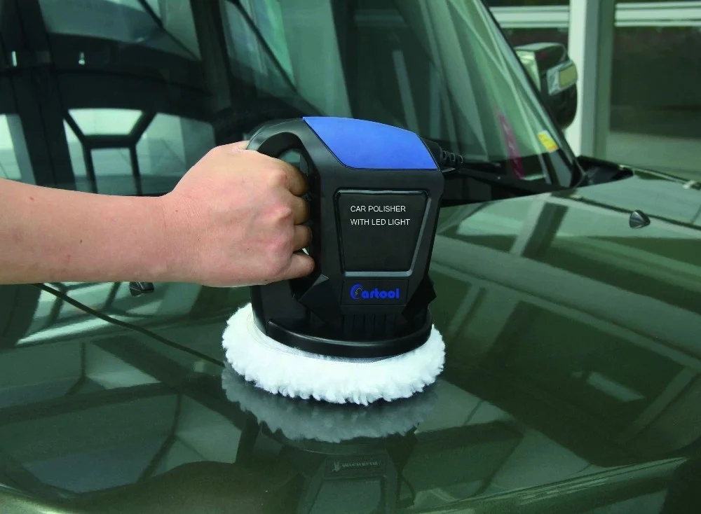 12V dual action electric car polisher with LED