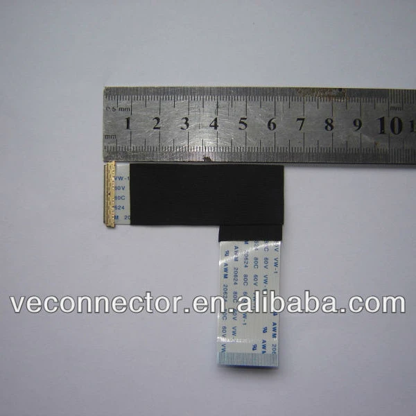 Применение ЖК-дисплея 0,5 мм 40p FFC кабель с разъемом Ipex