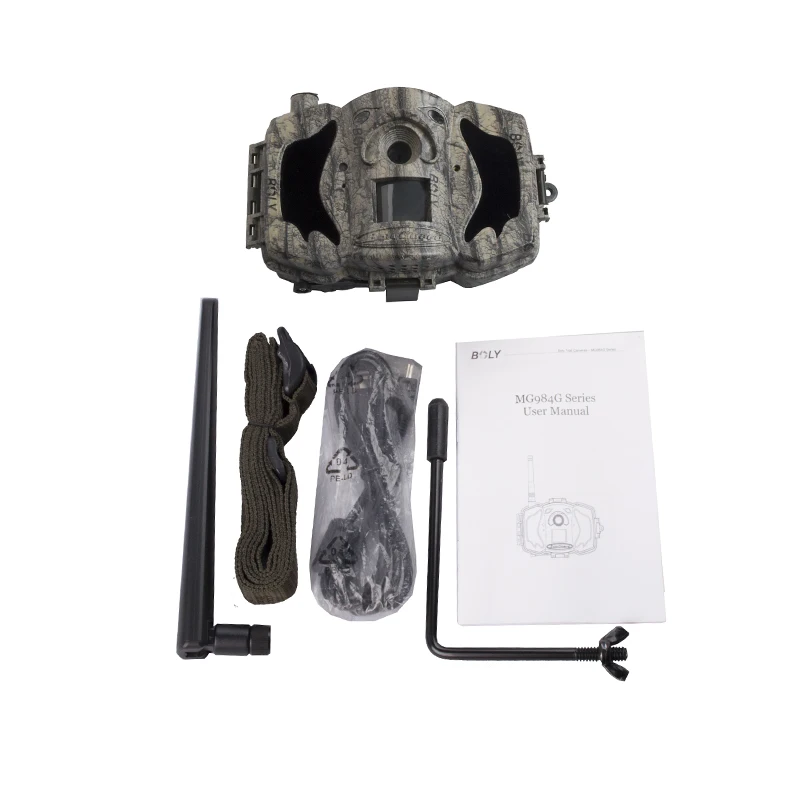 BolyGuard 4g Wireless Hunting Cameras MMS GPRS Cloud Service Multi Ways for 36MP Photo Videos Transmission Black IR No Glow Cam