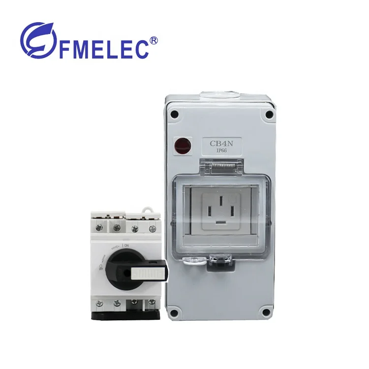 IP66 Australia Distribution box 4ways MCB enclosure DC switch enclosure