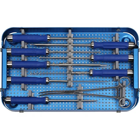 High Quality  Anterior Cevical Plate System Instrument Set for Spine Surgery Orthopedic Surgical Instruments