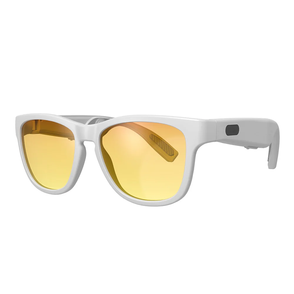 Dropshipping 2022 trending BT5.0 Android Smart Headphone Bone conduction glasses with Polarized UV400 sunglasses
