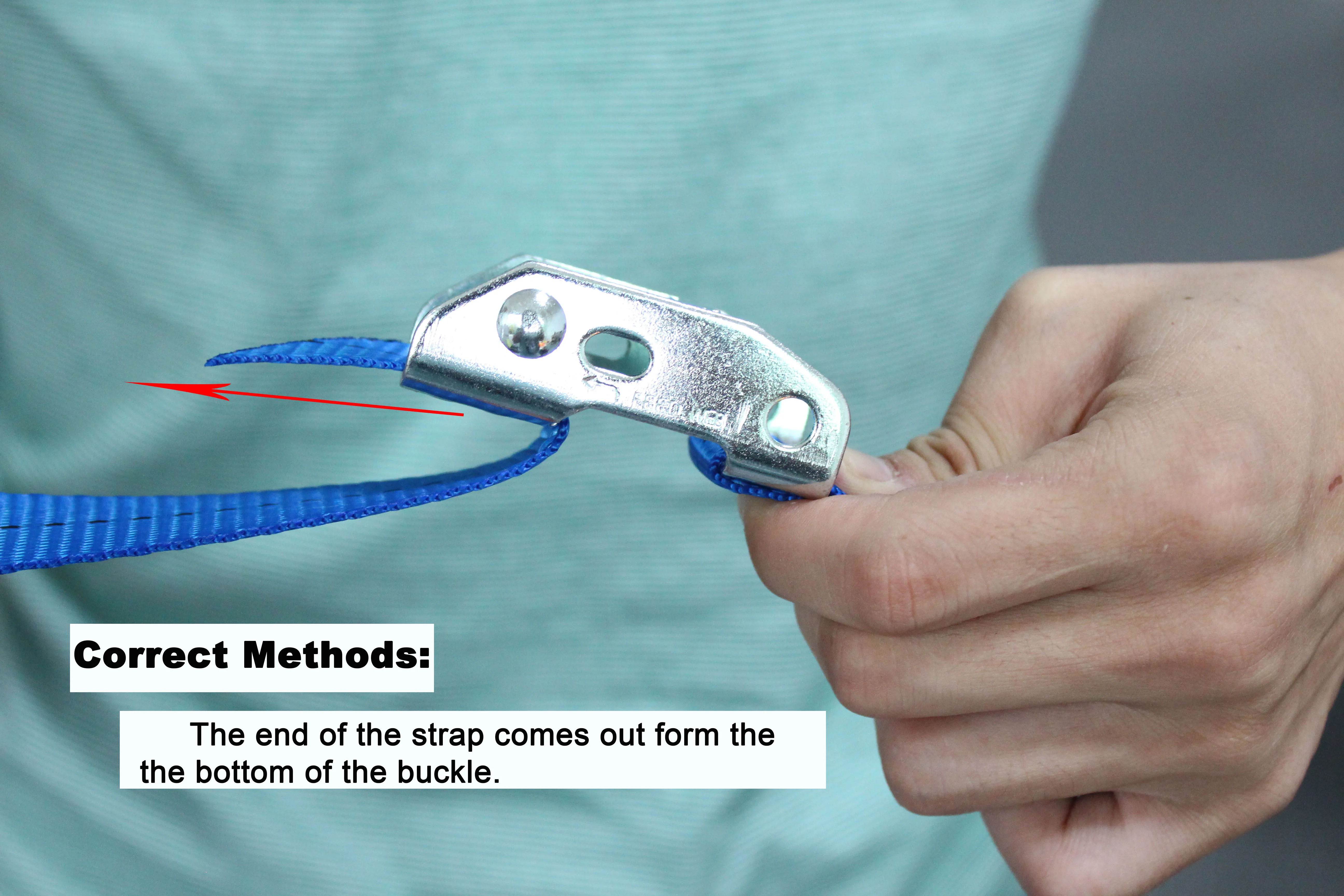 
25mm Polyester Cargo lashing strap Cam buckle strap Yellow base zinc buckle binding belt 