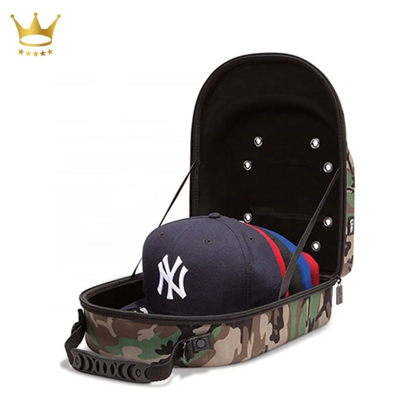Portable Baseball EVA Cap Carrier for 6 Caps Carrying Case