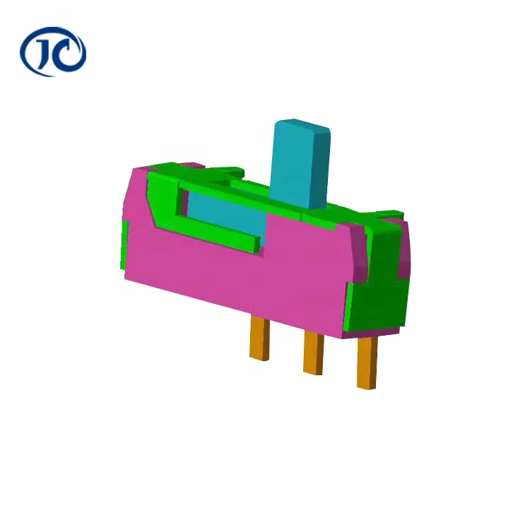 JC-SK18B серия Прочный фен вертикальный слайд переключатель 12 В