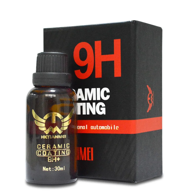 Brown bottle HKTIANMEI 9h Nano ceramic coating for car detailing products