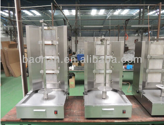 Commercial Gas Shawarma Making Machine Kebab BBQ Grill for Restaurant