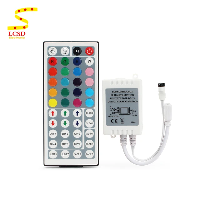 Пульт дистанционного управления RGB с 44 клавишами, 12 А