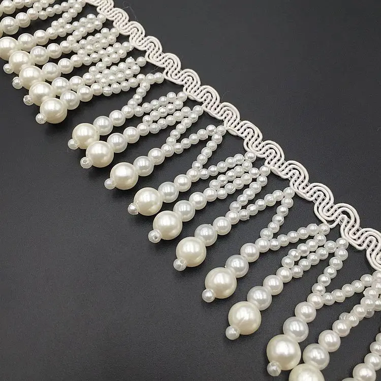 pearls with rhinestones ball chain lace trims beads rhinestones black lace trim