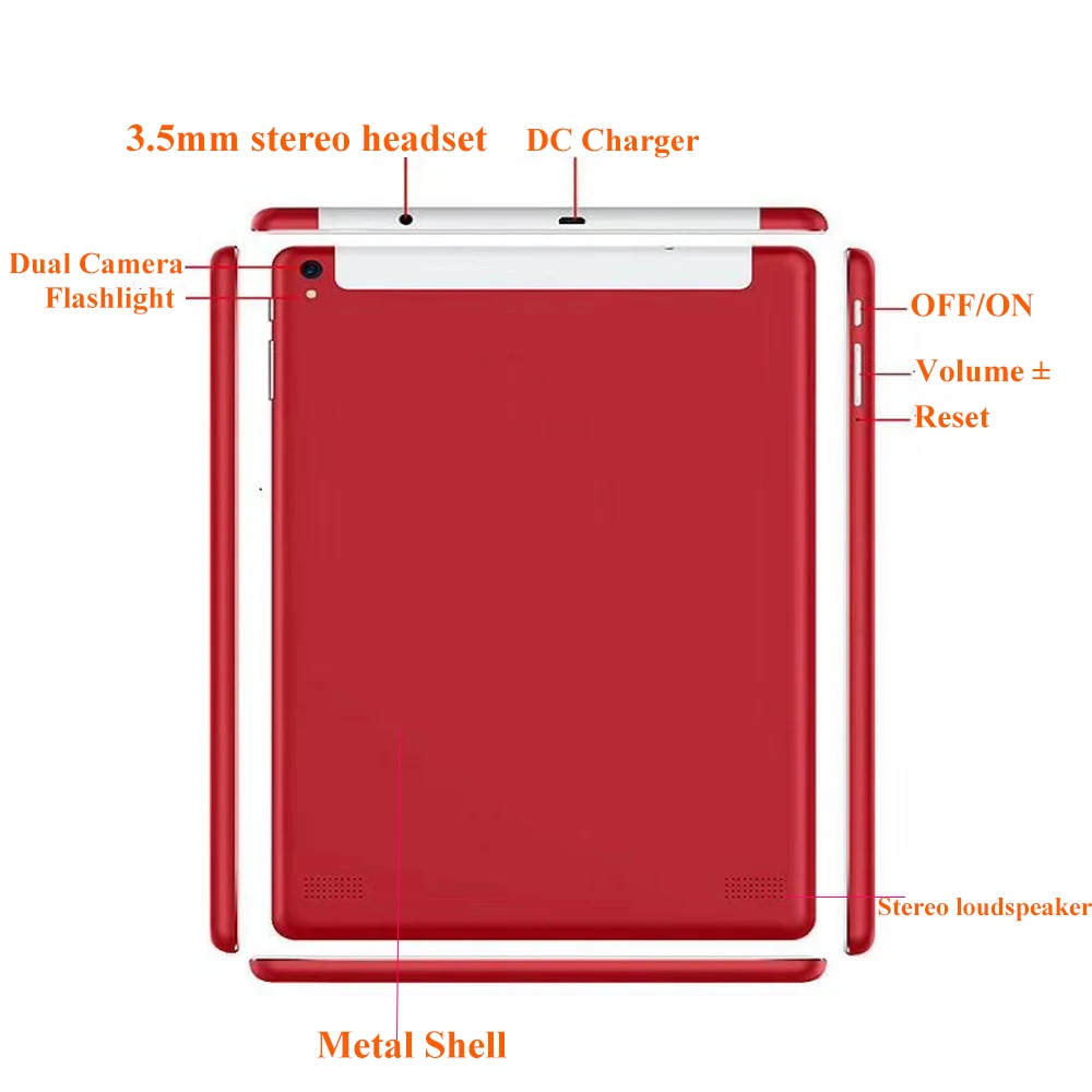 Cdma 2100 мГц 3 г телефонные вызовы планшеты dual sim таблетки 10 дюйм(ов) android