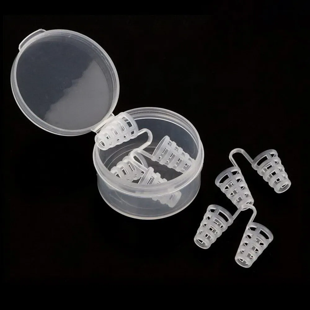 Лидер продаж на Amazon, 4 размера, комплект вентиляционных отверстий для носа против храпа для лучшего дыхания и сна