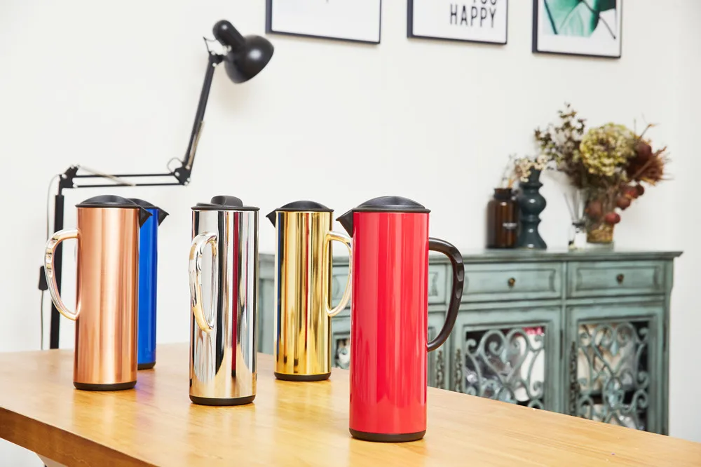 Thermo Stainless Steel Coffee Pot Glass Arabic & ThermoTs Water Bottle China Turkish Thermal Large Capacity Inner Flask Vacuum