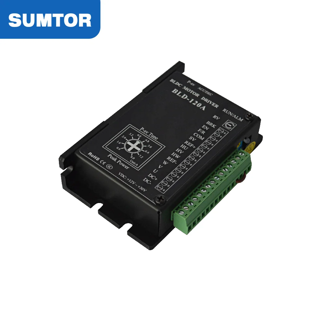 bld-120a 120 Вт 12 ~ 30 В безщеточный драйвер двигателя постоянного тока 57bldc для трехфазного 24