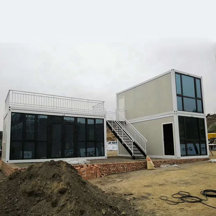 cheap prices prefabricated flat back steel container house set  in saudi arabia