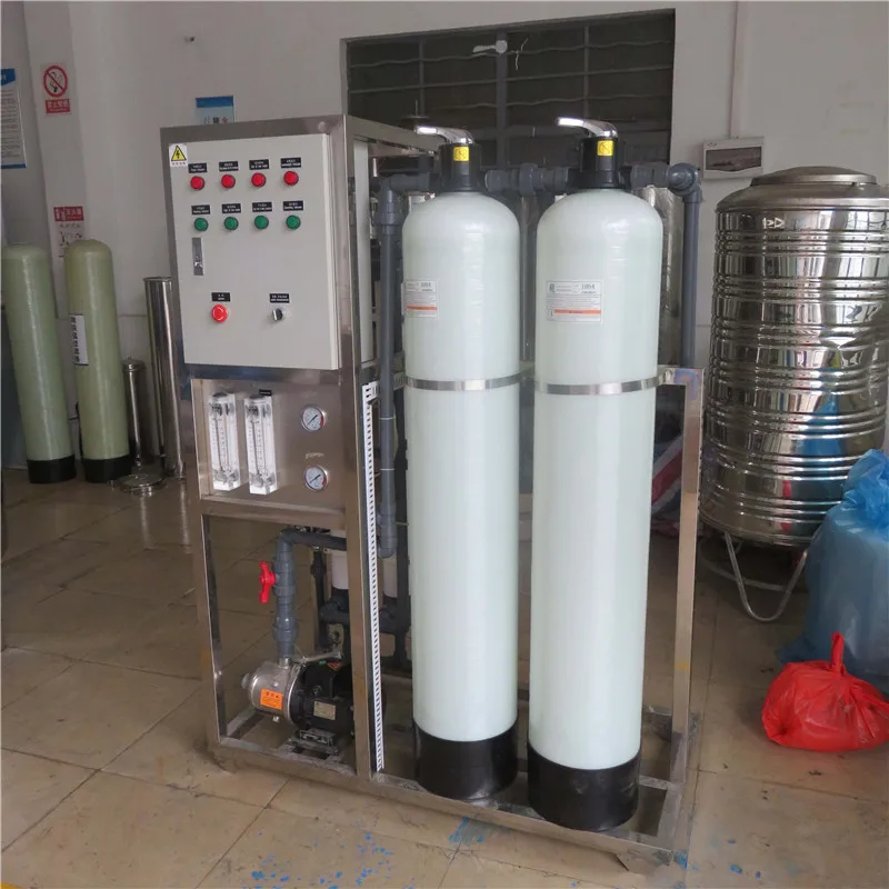 500L High PH Automatic ultrafiltration equipment water purification machine With EDI and purified water tank