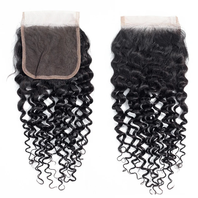 
9A Brazilian Jerry Curl with Closure Unprocessed Virgin Hair Bundles with Closure Brazilian Hair Bundles Cuticle Aligned Hair 