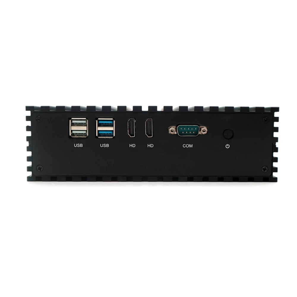 
Aluminum case fanless dual sfp 6 lan mini desktop computer server barebone system 