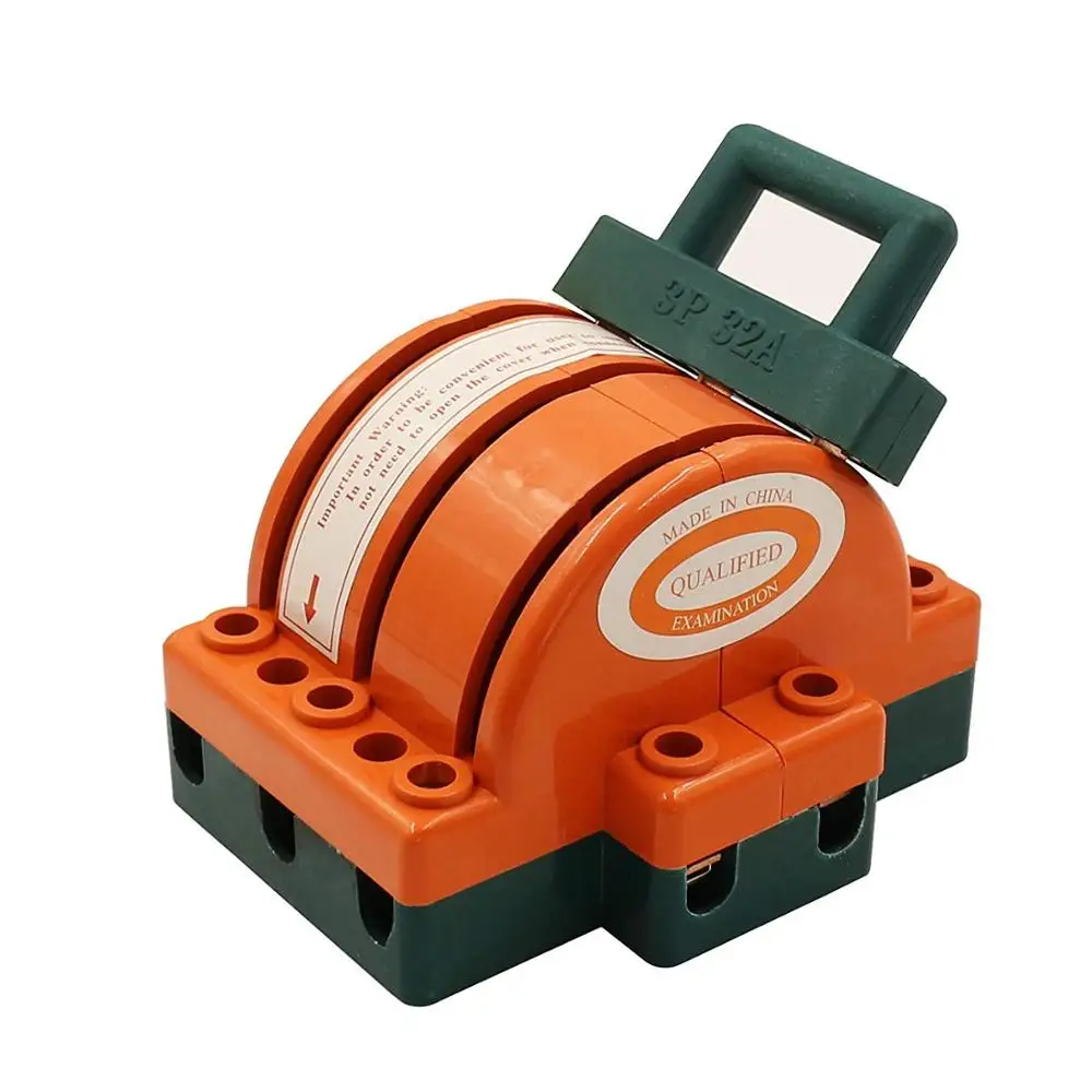 Fused Knife Switch switch electrical blade pocket knife 3P 32A generator change over switch