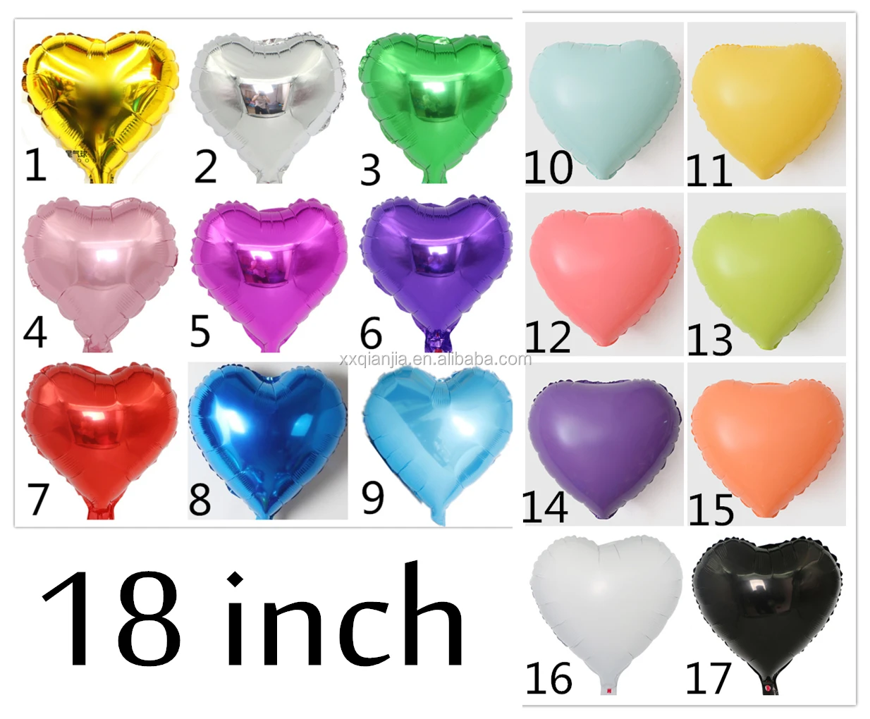18 'фольгированный воздушный шар в форме сердца, серебристый, золотой, красный, розовый, фиолетовый, синий, Тиффани, синий, зеленый, черный, белый, макарун