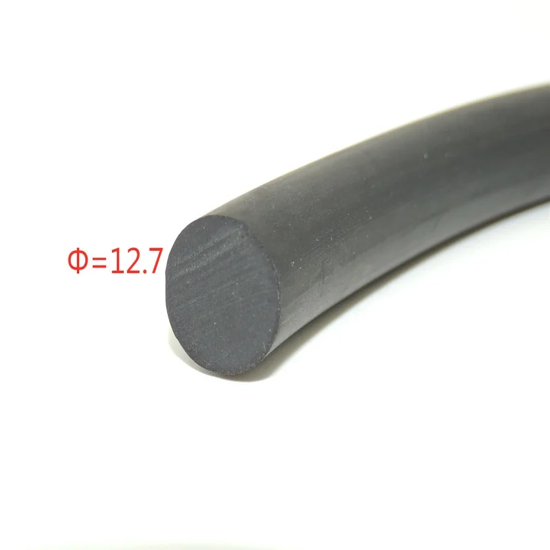12.7mm 13.4mm solid extruded silicone rubber  cord