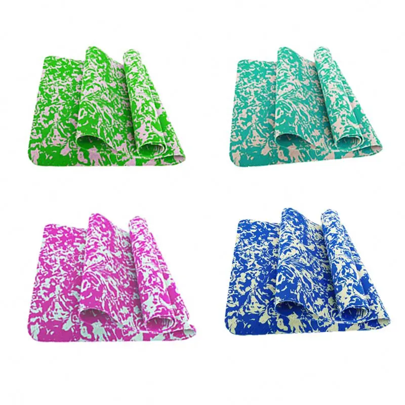 High Quality Custom Full Design Premium Digital Printed Tpe Yoga Mat With Logo