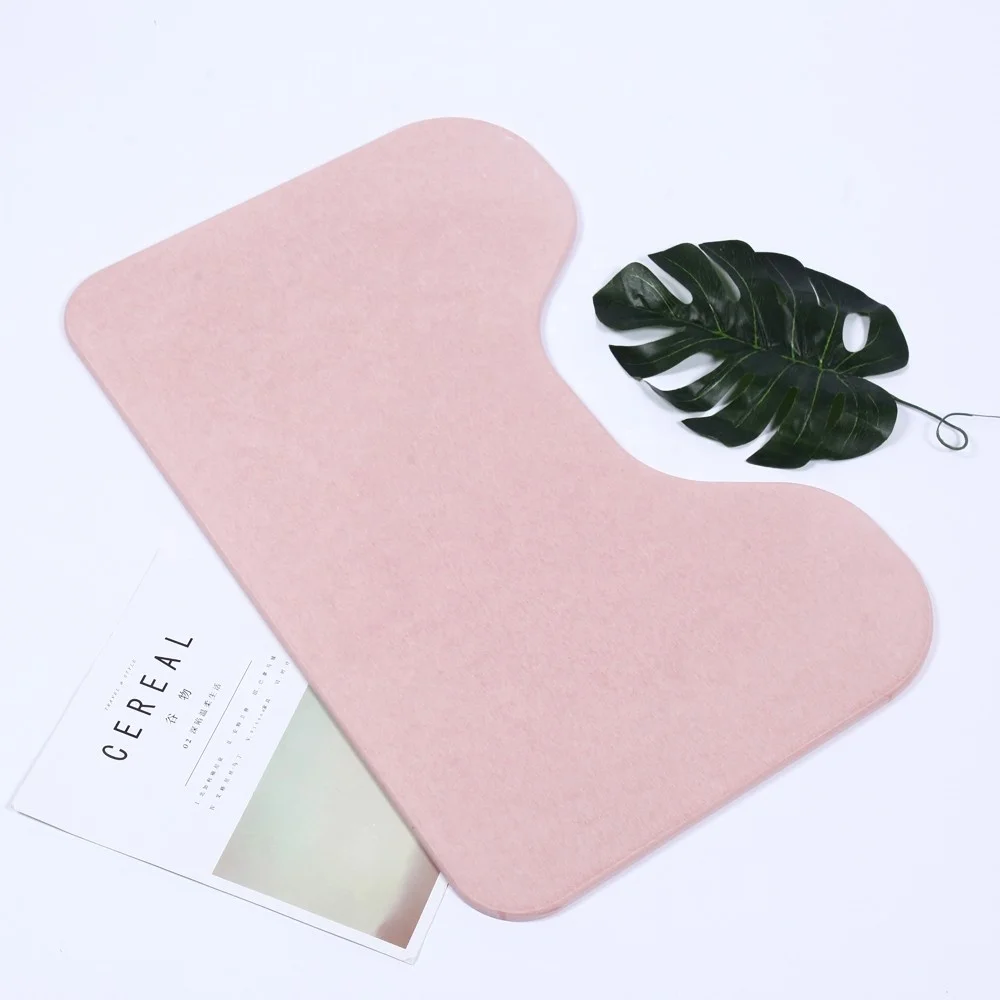 
Eco Friendly Diatomaceous Earth Anti Slip Toilet Mat 