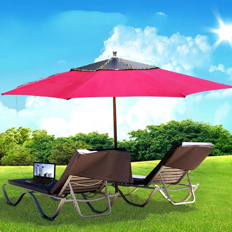 Новейшее уличное солнечное пляжное зарядное устройство 60 Вт для мобильных телефонов, планшетов, ноутбуков и т. д.