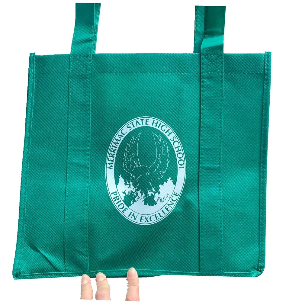 custom logo wholesale recycled pet non woven fabric bag