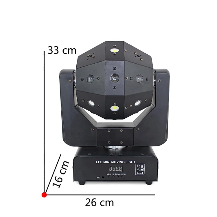 
2019 new Inno pocket strobe beam laser 3in1 led mini head moving light for dj disco nightclub 
