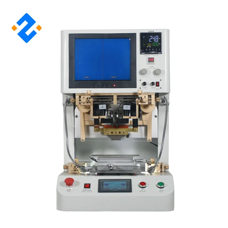 2019 ZWX Automatic Intelligent Pulse LCD Flex Cable Repair FPC ACF Bonding Machine, ZH-015 LCD Touch Flex Cable Repair Machine
