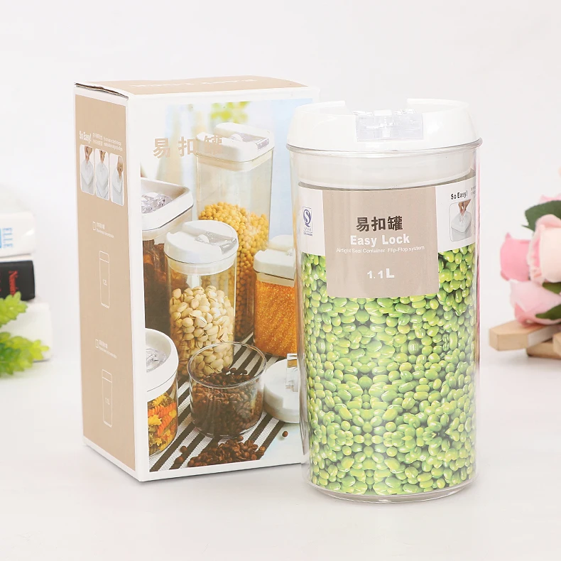 
Customized Eco-Friendly Round Type Clear Cover 1.1L Plastic Vacuum Food Storage Containers With Lid 