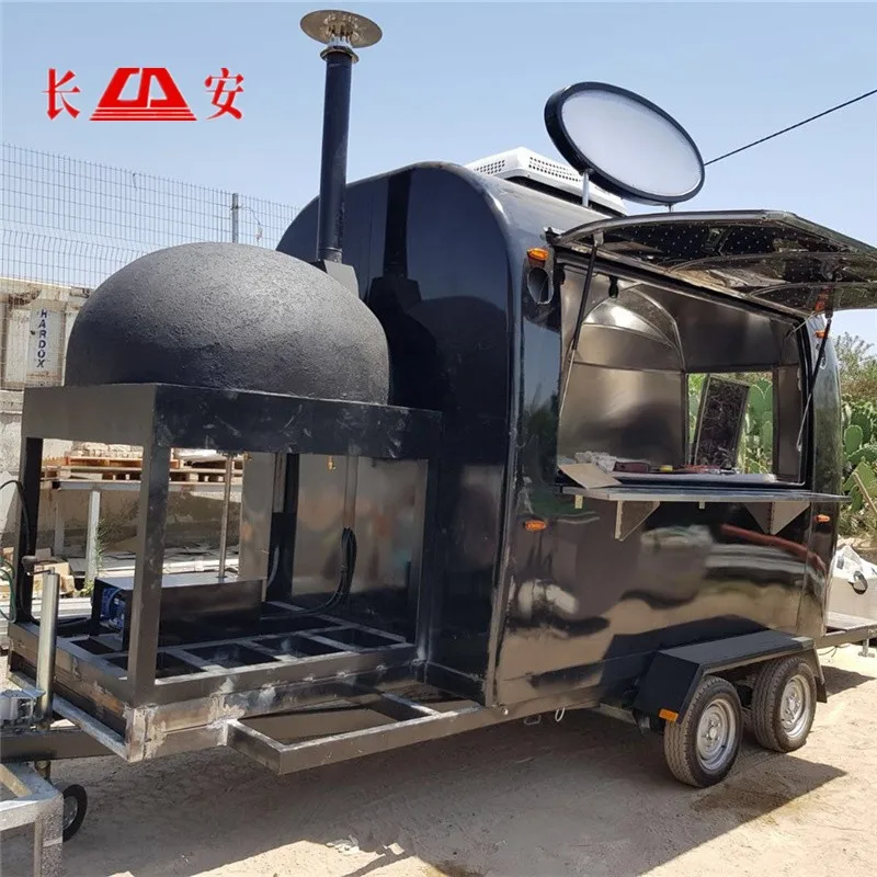 
pizza oven snack fast food truck 